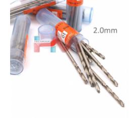 10 Adet Titanyum HSS Çelik Matkap Ucu (2mm) Hava Çeliği