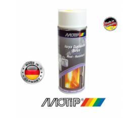 Motip 500°C Isıya Dayanıklı BEYAZ Boya 400 Ml. Made in Germa