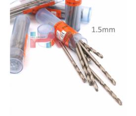 10 Adet Titanyum HSS Çelik Matkap Ucu (1.5mm) Hava Çeliği