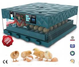 HM-64 PRO FULL OTOMATİK KULUÇKA MAKİNESİ HİGROSTATLI OTO SU EKLEME ÖZELLİKLİ) HMK64