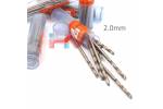 10 Adet Titanyum HSS Çelik Matkap Ucu (2mm) Hava Çeliği