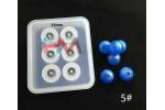 Silikon KÜRE Boncuk Kalıbı 16mm (Kendinden Delikli) Epoksi Reçine