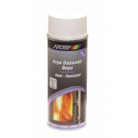Motip 500°C Isıya Dayanıklı BEYAZ Boya 400 Ml. Made in Germa