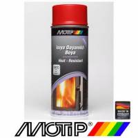 Motip 500°C Isıya Dayanıklı KIRMIZI Spray Boya 400 Ml. Made in Ge