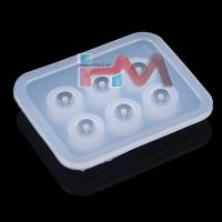 Silicon Square Diamond Boncuk Kalıbı 12mm (Kendinden Delikli) Epo