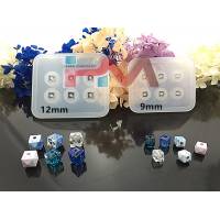Silicon Square Diamond Boncuk Kalıbı 12mm (Kendinden Delikli) Epo