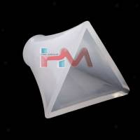 Silikon ÜÇKENAR PİRAMİD DEKOR KALIBI (20-30-40mm) - (Epoksi Reçin