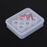 Silikon KÜRE Boncuk Kalıbı 12mm (Kendinden Delikli) Epoksi Reçine