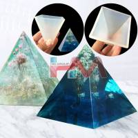 SİLİKON PİRAMİD DEKOR KALIBI (50mm) - (Epoksi Reçine Kalıbı, Koku