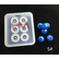 Silikon KÜRE Boncuk Kalıbı 16mm (Kendinden Delikli) Epoksi Reçine