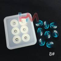 Silikon OVAL Boncuk Kalıbı 16mm - 20mm (Kendinden Delikli) Epoksi