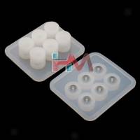 Silikon OVAL Boncuk Kalıbı 16mm - 20mm (Kendinden Delikli) Epoksi