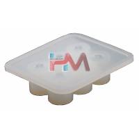 Silikon OVAL Boncuk Kalıbı 16mm - 20mm (Kendinden Delikli) Epoksi