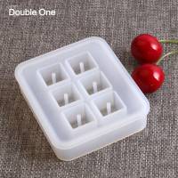 Silikon Kare Boncuk Kalıbı 12mm (Kendinden Delikli) Epoksi Reçine