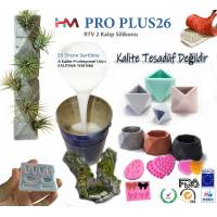 HM PRO PLUS26 RTV 2 KALIP SİLİKONU - 26 Shore Sertlikte 1 KG