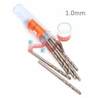 10 Adet Titanyum HSS Çelik Matkap Ucu (1mm) Hava Çeliği