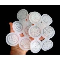 HM 2'li Set GÜL Silikon Takı Kalıbı  (12 'li Model 011-012)    