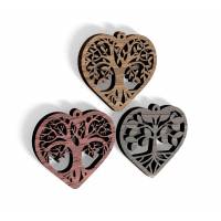 HM Heart Jewelry 014 Necklace Earrings  (3D print model) 