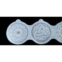 HM Mandala 049 Silikon Anahtarlık Takı Kalıbı