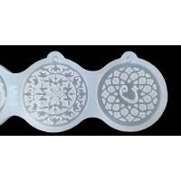 HM Mandala 049 Silikon Anahtarlık Takı Kalıbı