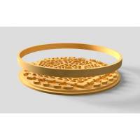 HM Pentagon 003 Voronoi Tea Light Holder Silicone Mold 3D Print Model