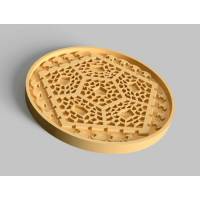 HM Pentagon 003 Voronoi Tea Light Holder Silicone Mold 3D Print Model