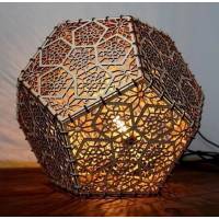 HM Pentagon 003 Voronoi Tea Light Holder Silicone Mold 3D Print Model
