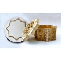HM SEKİZGEN TAKI KUTUSU SİLİKON KALIBI (Model HM-JEWBOX002)