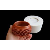 HM SPİRAL DESENLİ SİLİKON SAKSI KALIBI (Model HM-SCPOT001)