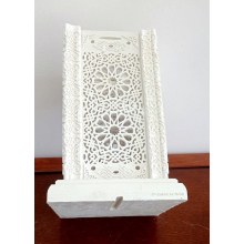 Hm Osmanlı Tezhip Motifli Fener Mumluk (yeni Tasarımımız Büyük Boy: 33.5cm X 16cm) HM-Lanthern002
