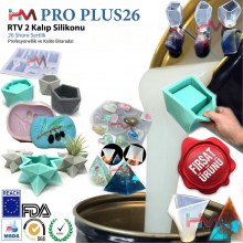 HM PRO PLUS26 RTV 2 KALIP SİLİKONU - 26 Shore Sertlikte 5 KG (1.S