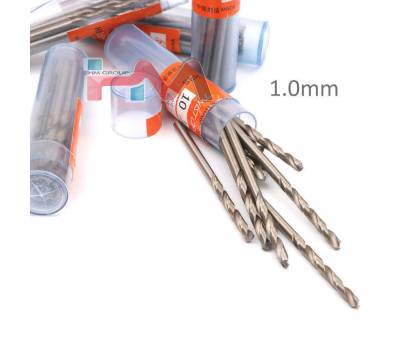 10 Adet Titanyum HSS Çelik Matkap Ucu (1mm) Hava Çeliği