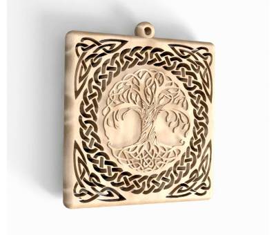 HM Life Tree 002 Keychain 3D print model