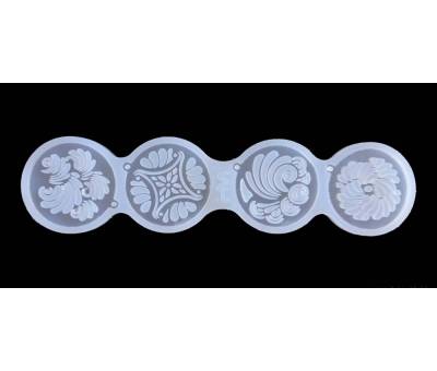 HM Mandala 013 Silikon Takı Anahtarlık Kalıbı
